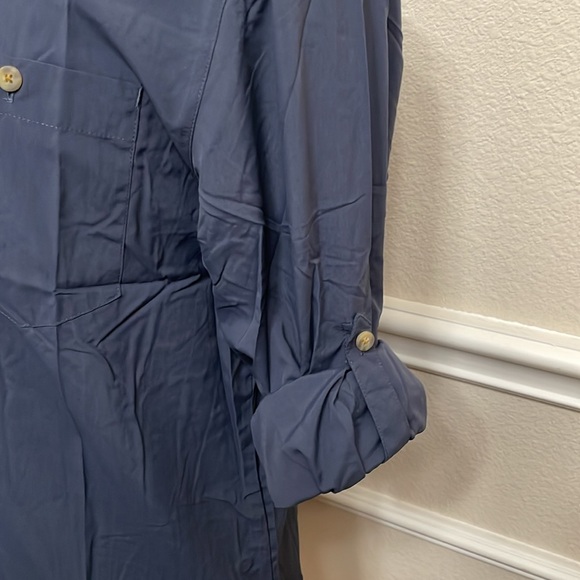 Craghoppers NOSILIFE NUORO LONG SLEEVE SHIRT - Steel Blue - Picture 5 of 15